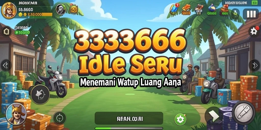 Screenshot gameplay <strong>333666</strong> yang menunjukkan aksi mengumpulkan sumber daya.
