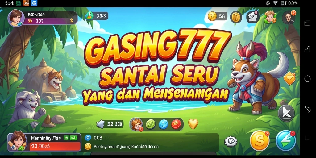 Tampilan gameplay GASING777 yang mengasyikkan dan penuh warna.