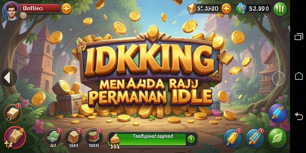 Tampilan gameplay IDRKING yang menarik dan interaktif.