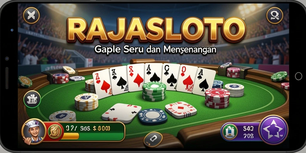 Tampilan gameplay RAJASLOTO yang seru dan interaktif