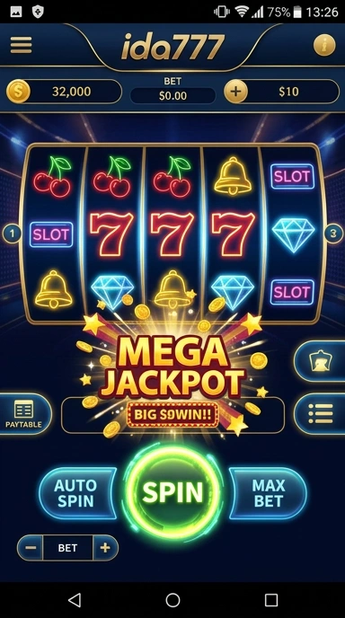 Tampilan utama aplikasi ida777 dengan berbagai pilihan APK.